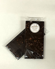 dunkle Schokolade mit Kakaokernbruch